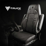 Peterbilt 567, 579 Black Faux Leather Seat Cover