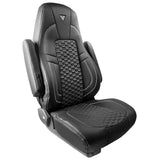Peterbilt 567, 579 Black Faux Leather Seat Cover