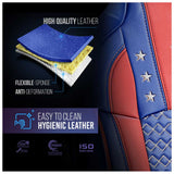 Peterbilt 567, 579 USA Flag Design Faux Leather Seat Covers