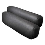15" Black Cloth Armrest Covers for Peterbilt 579, 567 and Kenworth T680, T880, W990 Models