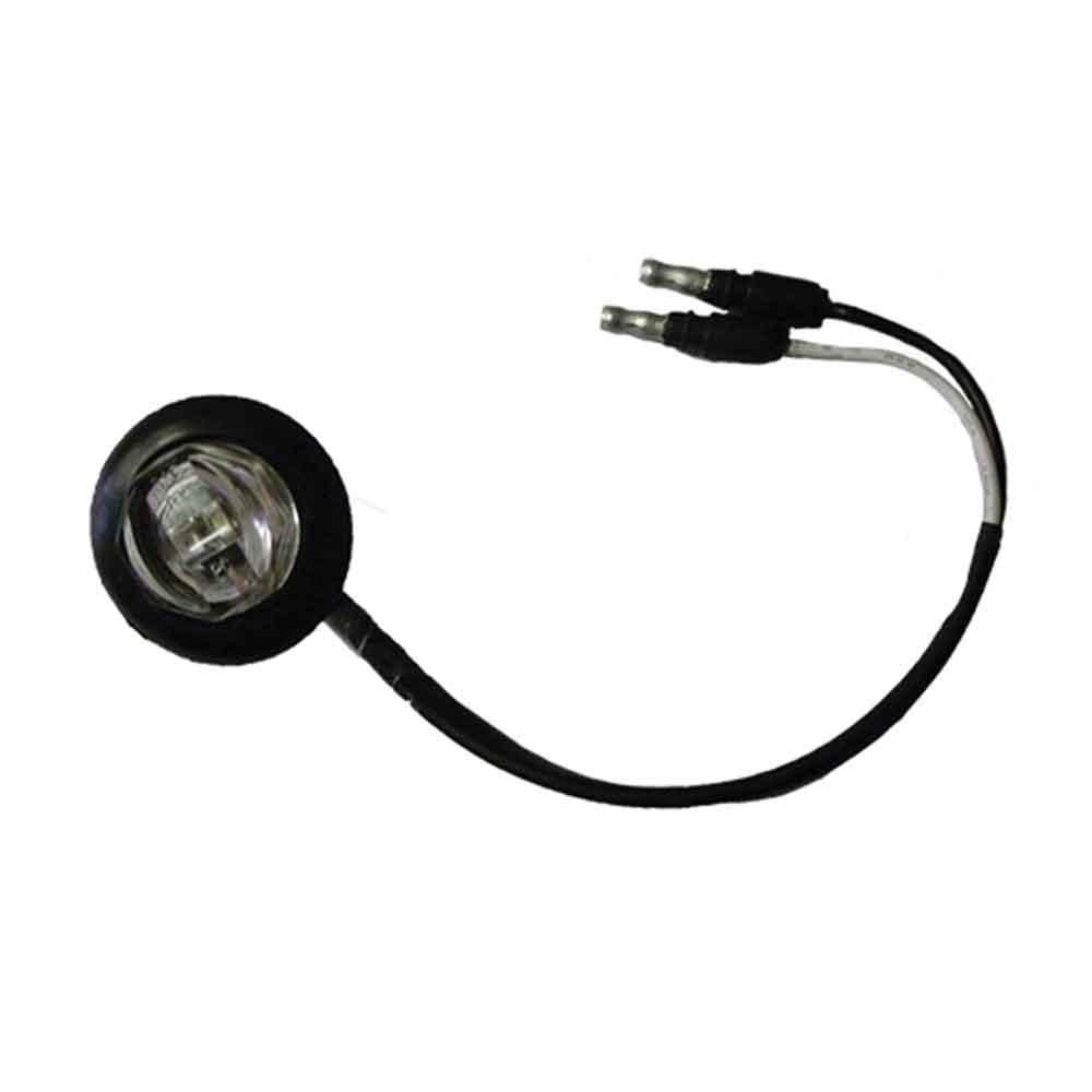 3/4" Round LED Clear Amber Light