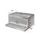 Peterbilt 31-1/2" Aluminum Diamond Plate Tool Box