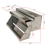 34" x 26-1/2" x 17-3/8" Diamond Plate Battery Box for 1982- 2005 KW W900L