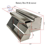 45" x 26-1/2" x 17-3/8" Alum Battery Box for 2008-24 KW T600, T660, T800, W900, W990