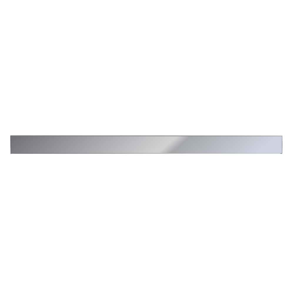 94" x 6" One-Piece Stainless Steel Rear Bar