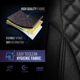 Legacy Silver High-Back Seat Cloth Seat Cover