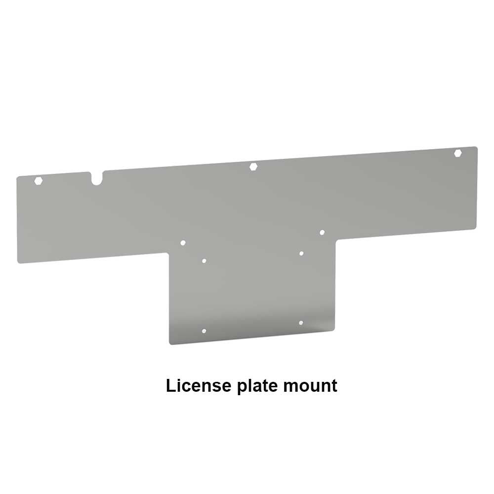 Stainless Steel Rear Tailboard with 3 Light Cutouts