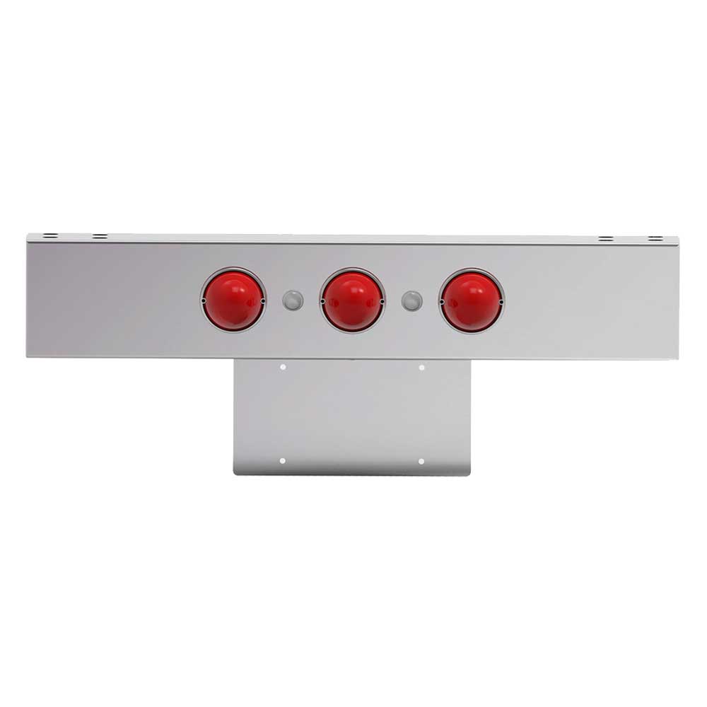 Stainless Steel Rear Tailboard with 3 Red Glo LED Lights