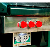 Stainless Steel Rear Tailboard with 3 Red Glo LED Lights