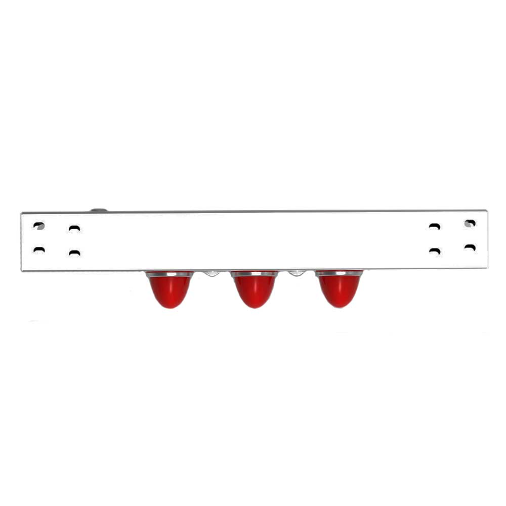 Stainless Steel Rear Tailboard with 3 Red Glo LED Lights