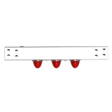 Stainless Steel Rear Tailboard with 3 Red Glo LED Lights