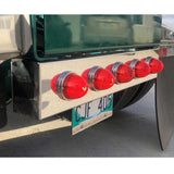 Stainless Steel Rear Tailboard with 5 Red Glo LED Lights