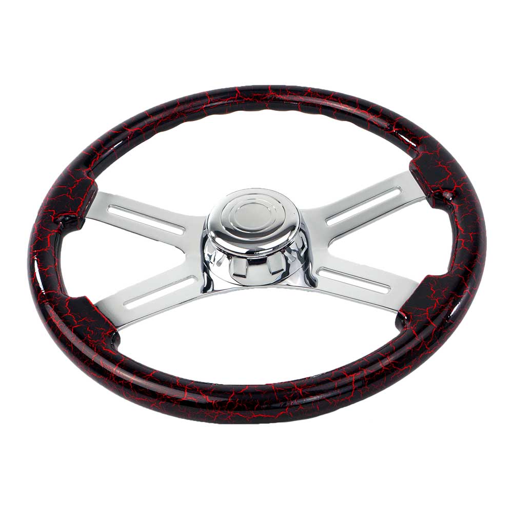 18" Lightning Design Wood Steering Wheel