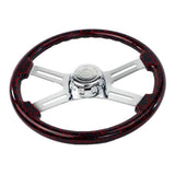 18" Lightning Design Wood Steering Wheel