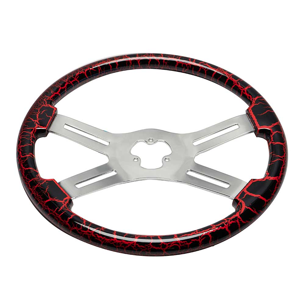 18" Lightning Design Wood Steering Wheel