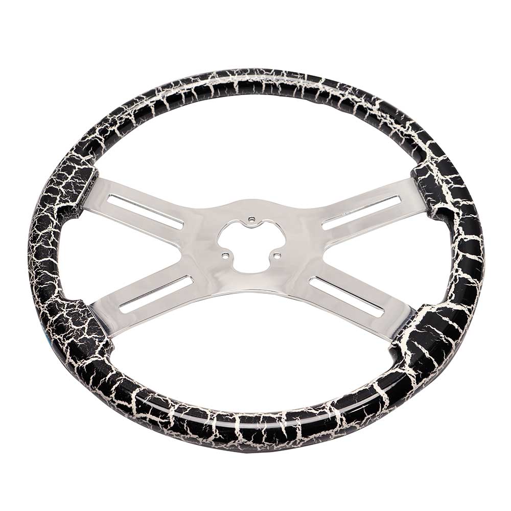 18" Lightning Design Wood Steering Wheel