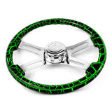 18" Lightning Design Wood Steering Wheel