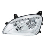 Peterbilt 579, 587 Chrome LED Headlight with Sequential LED Turn Signal