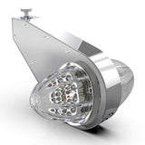 Chrome Watermelon Mirror Light Brackets