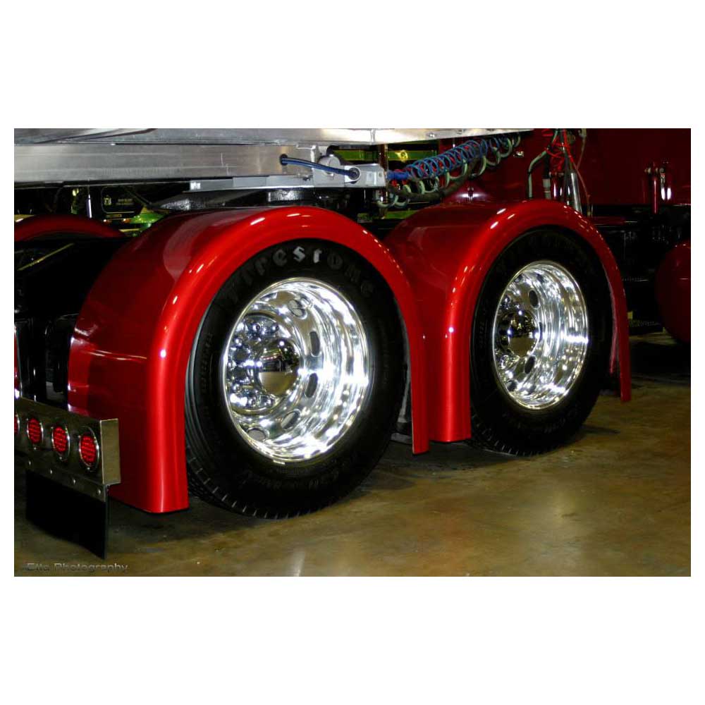 Fiberglass Rear Fenders with 3-1/2" Sidewall (Pair)