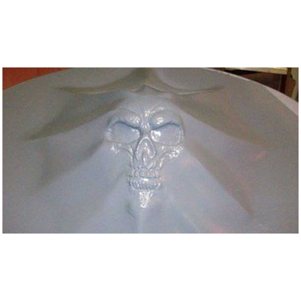 Fiberglass Fifth Wheel Cover with Raised Skull for Holland and Jost Fifth Wheels