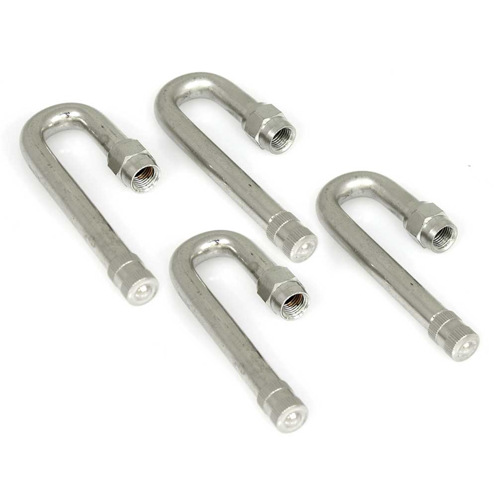 180 Degree Angle Air Valve Extensions - 4 Pack