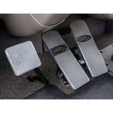 Peterbilt 567,579,587, 589 2014+ Classic Diamond Smaller Pyramid Cut Polished Billet Pedals