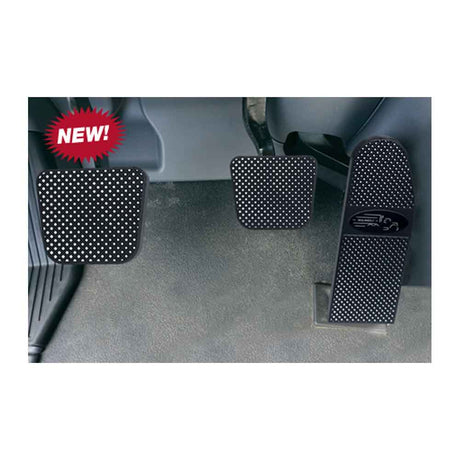 2014+ Peterbilt 567,579,587, 589 Classic diamond smaller pyramid cut black billet pedals for semi trucks