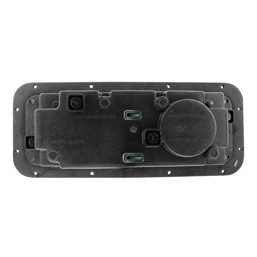 Peterbilt LED Projection Headlight Assembly with Mounting Arm, Turn Signal and Black Inner Housing