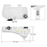 Peterbilt 365, 367, 389, Kenworth T800, W900 Pressurized Coolant Reservoir and Coolant Level Sensor