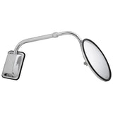 SS Hood Mount Bracket with 8" Convex Mirror