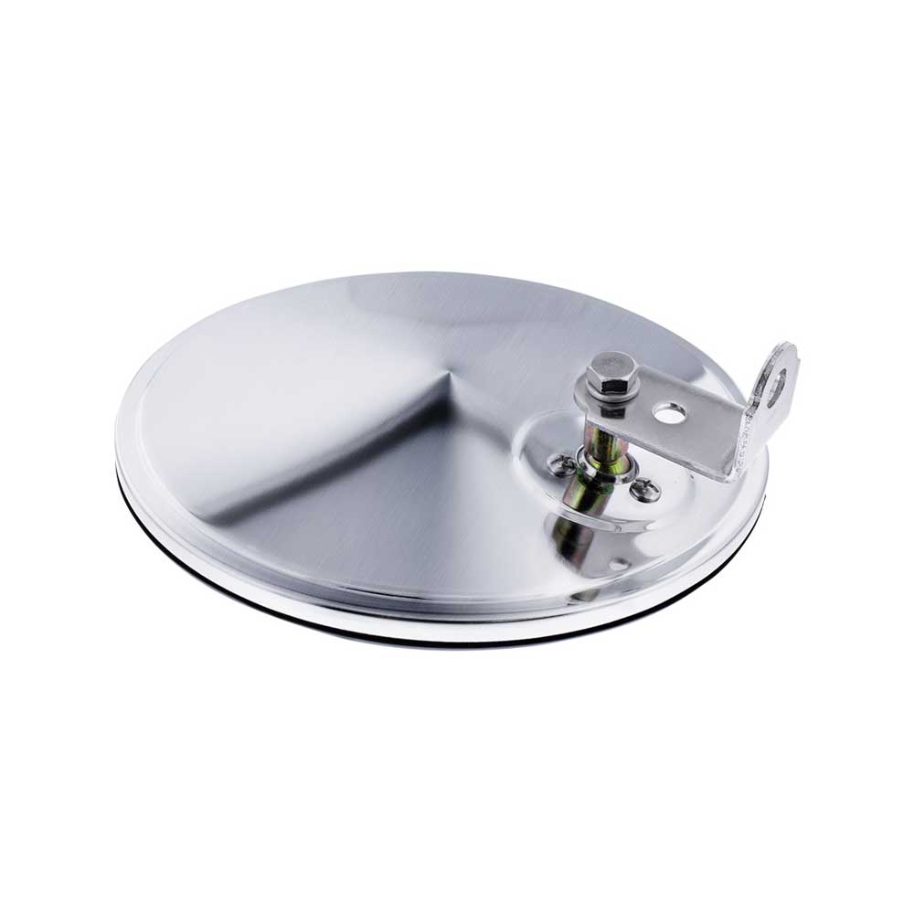 8-1/2" SS 320R Convex Mirror with Offset Mounting Stud