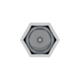 15/16" x 1-5/8" Chrome Plastic Bullet Nut Cover