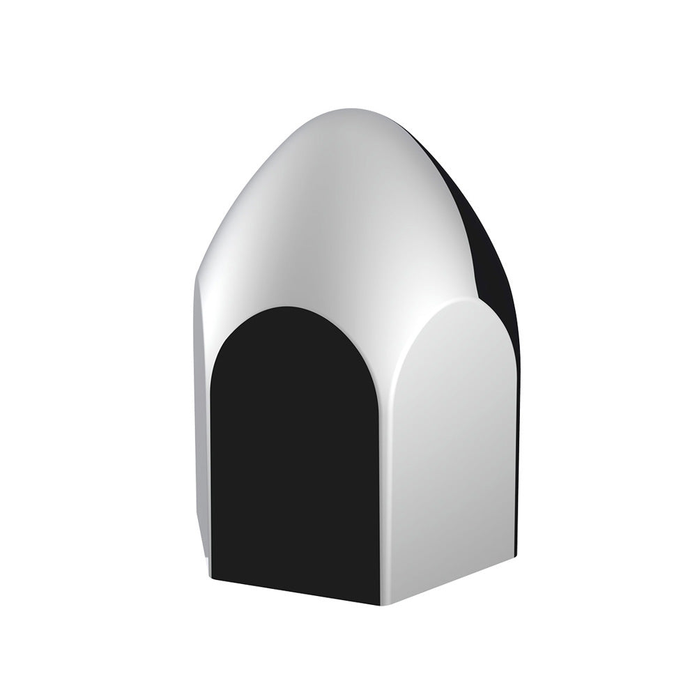 15/16" x 1-5/8" Chrome Plastic Bullet Nut Cover