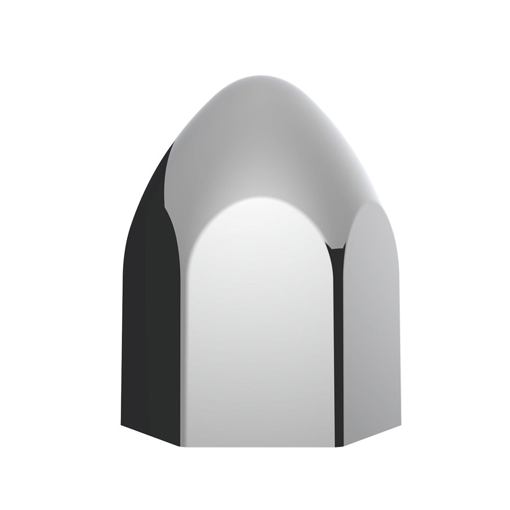 15/16" x 1-5/8" Chrome Plastic Bullet Nut Cover