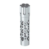Chrome Austin Style Gun Cylinder Gearshift Knob - M30x3.5 Thread-On