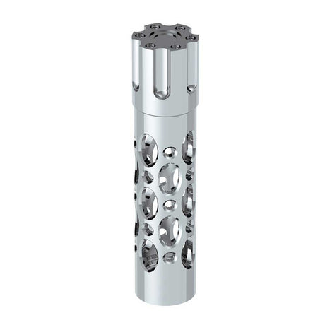 Chrome Austin style gun cylinder gearshift knob - M30x3.5 thread-on