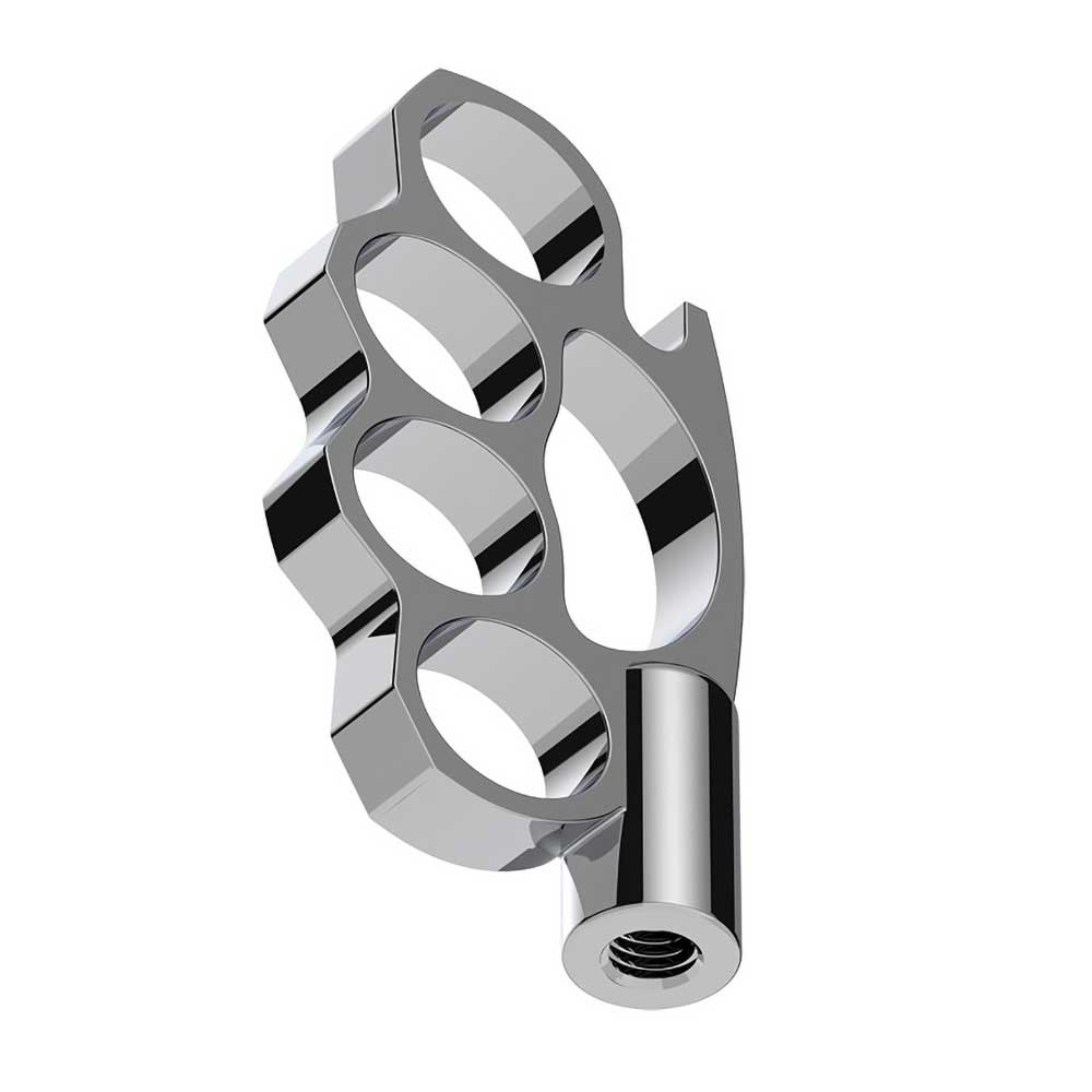 1/2-13 Thread On Chrome Knuckle 13,15,18 Speed Shift Knob