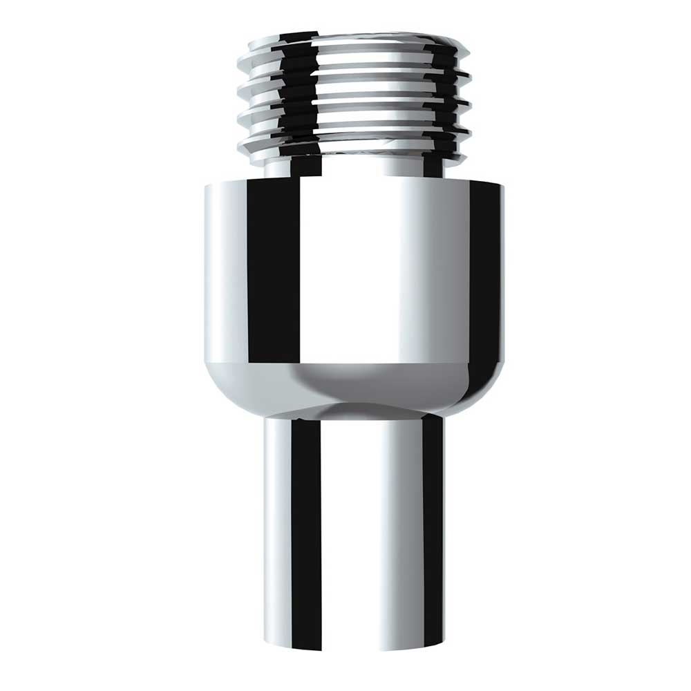 Chrome Aluminum Air Valve Adapter with M30x3.5 Threads
