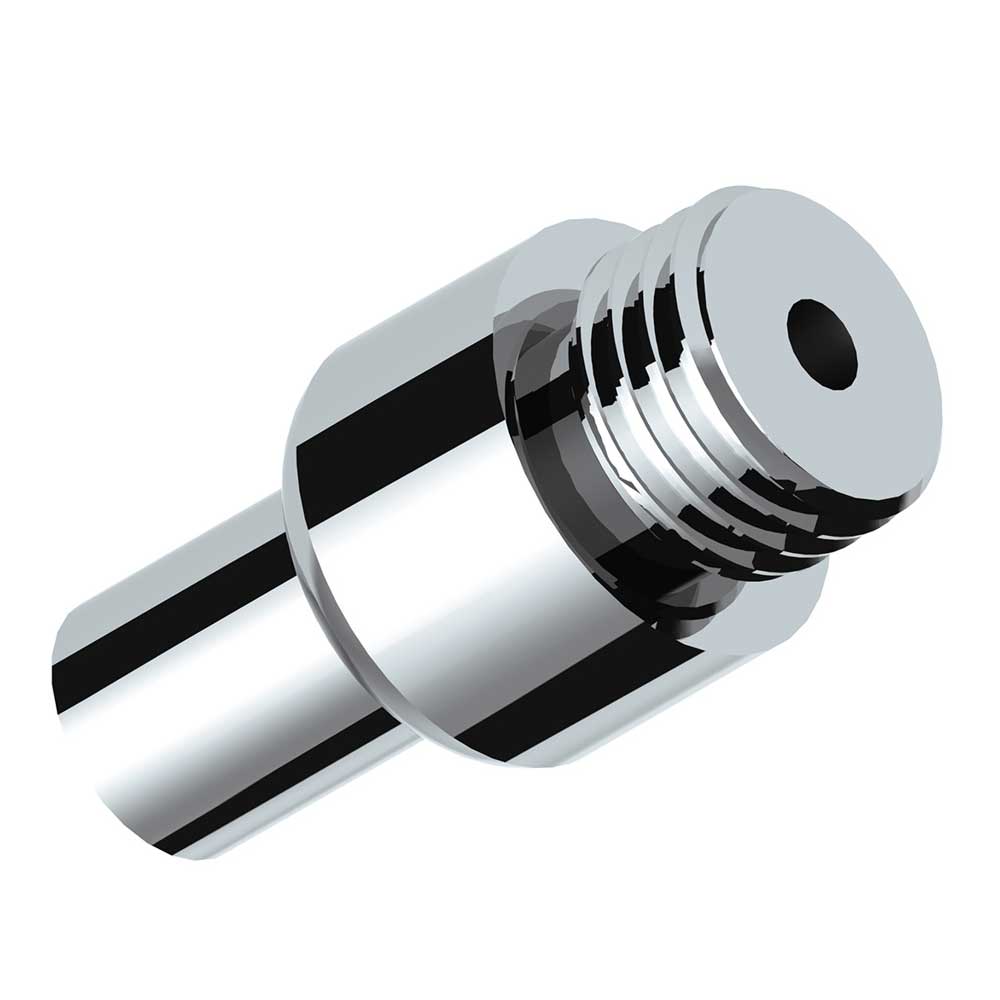 Chrome Aluminum Air Valve Adapter with M30x3.5 Threads