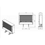 78"x 68"x 18" Roll Up Cab Rack