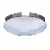 SS Dome, Front Hubcap, 4 Even Notch, 1" Lip