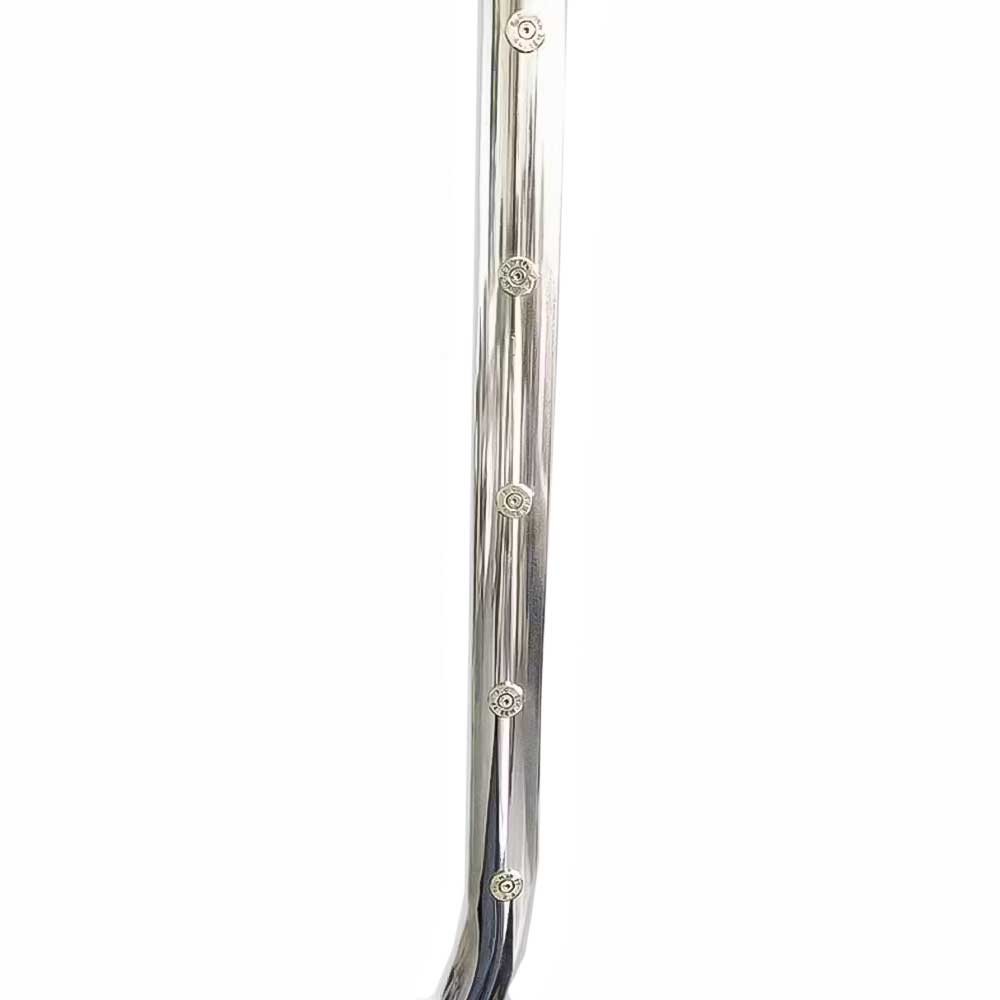 Kenworth W900 2009+ Polished Stainless Steel 1-1/2" Straight Bullet