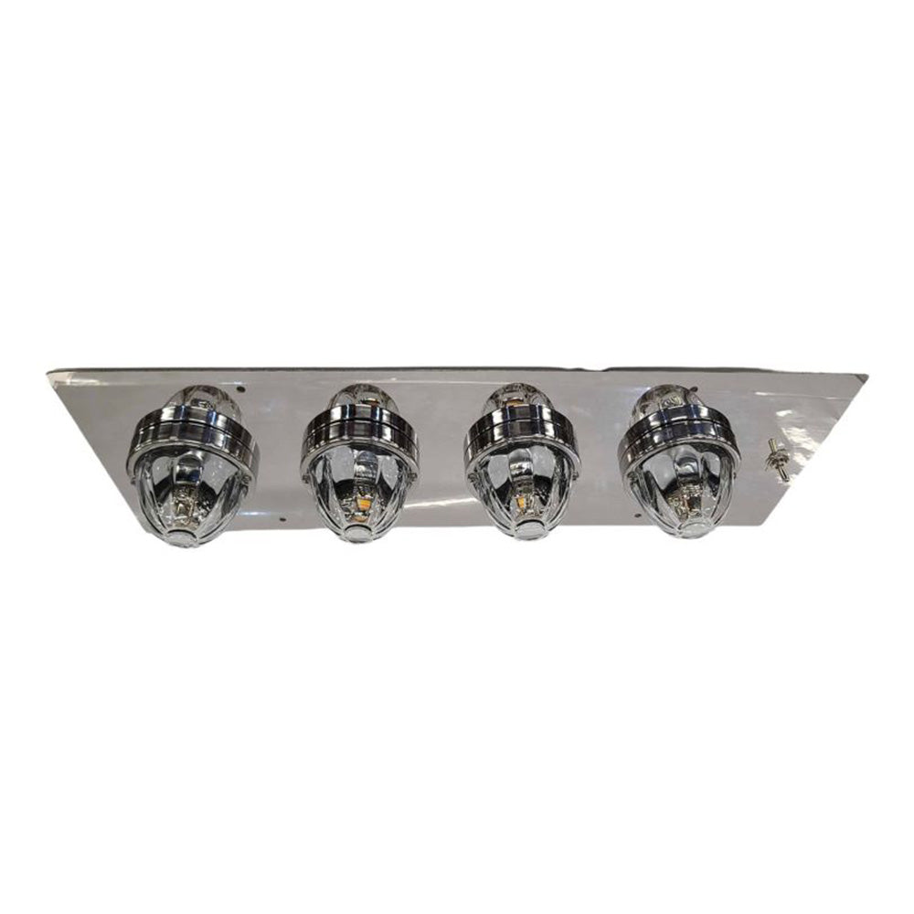 Stainless Steel Kenworth T660 and W900 Sleeper Light Bracket