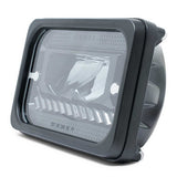 4" x 6" High Beam Heated De-Icing LED Headlight