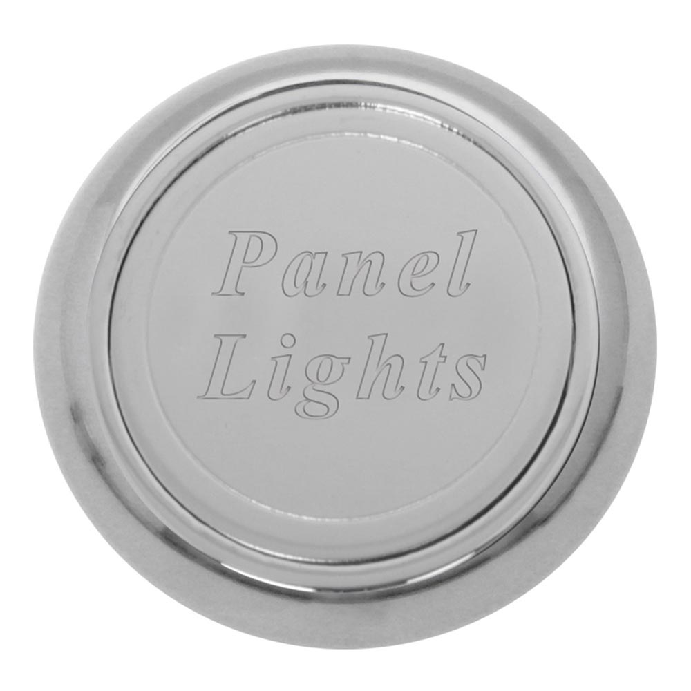 Chrome Aluminum Panel Light Dash Knob