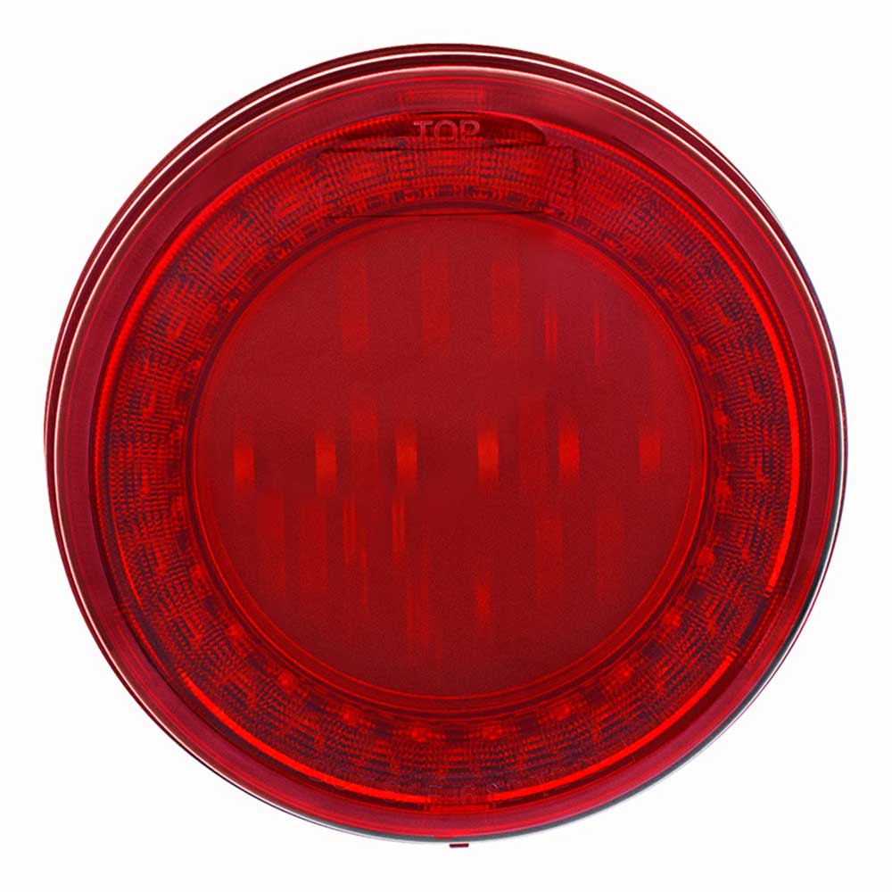 4" Round 33 Red LED Lumos X-Series Stop, Turn and Tail Light