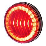 4" Round 33 Red LED Lumos X-Series Stop, Turn and Tail Light