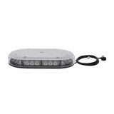 9-3/4" 30 Amber LED with Clear Lens Micro Warning Light Bar Magnet Mount