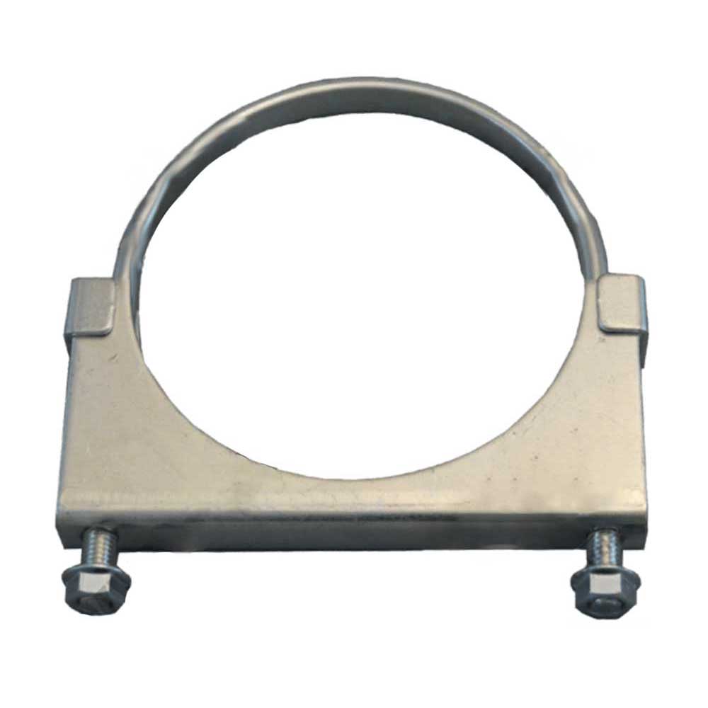 5" Chrome Closed Single Saddle Clamp with Flat Bolt